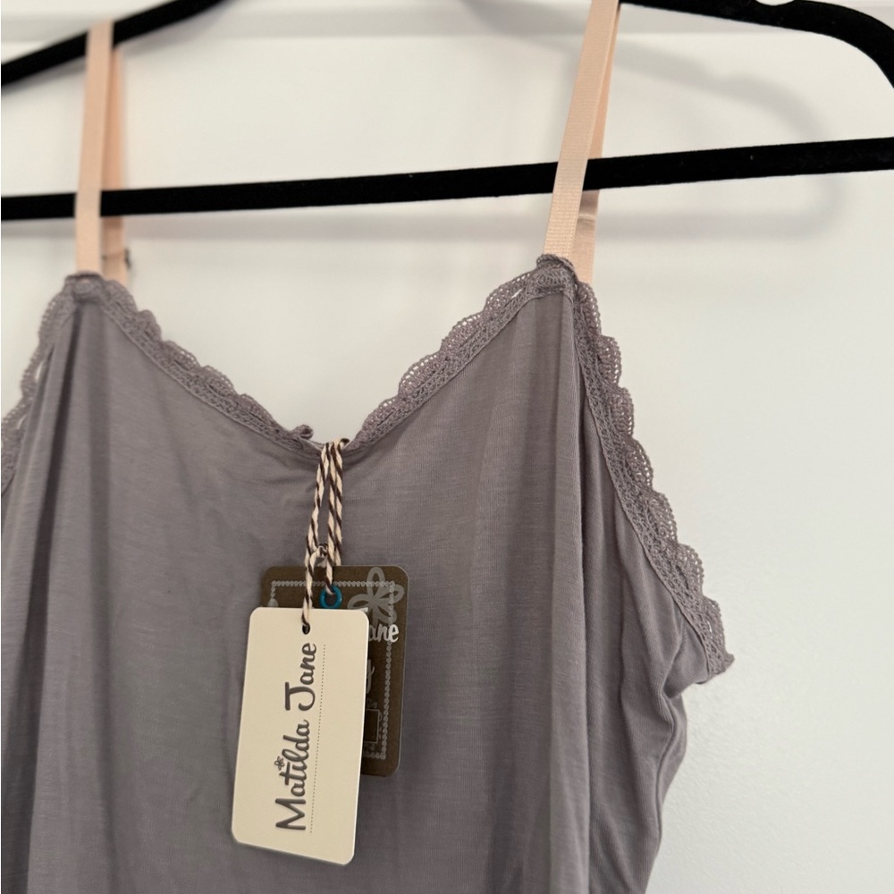 Matilda Jane Gray Sleeveless Dress - Picture 3 of 5